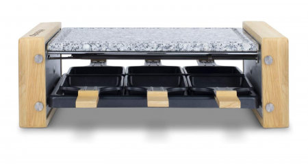 Plite - Plita grill electrica H.Koenig WOD6 900 W cu 6 mini tigăi, piatră de granit