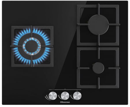 Plita incorporabila Hisense GG633B, Gaz, 3 arzatoare, negru [8]