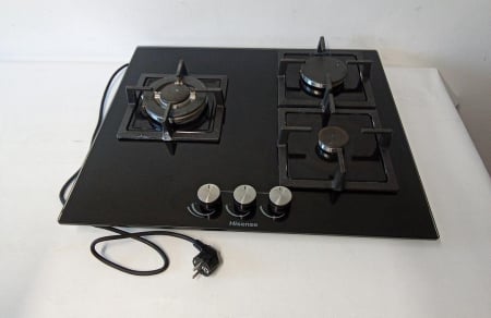Plita incorporabila Hisense GG633B, Gaz, 3 arzatoare, negru [1]