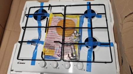 Plita pe gaz Candy CHW6BRWW, 4 arzatoare, 60 cm [2]