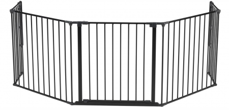 Camera copilului - Poarta de siguranta copii, Baby Dan, XL Flex, Negru