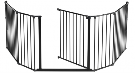 Poarta de siguranta copii, Baby Dan, XL Flex, Negru [5]