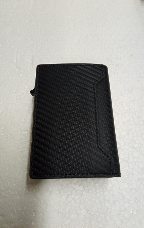 Portofel cu compartiment pentru Airtag TIMOXI, protectie RFID, pentru barbati, negru [3]