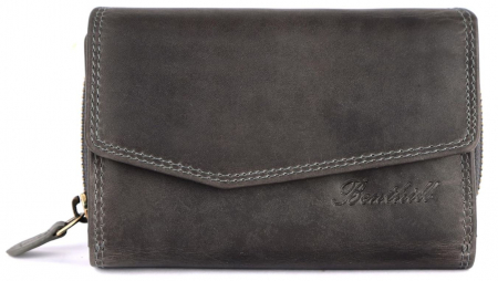 Portofel damă din piele naturală Benthill, cu protecție RFID, maro [4]