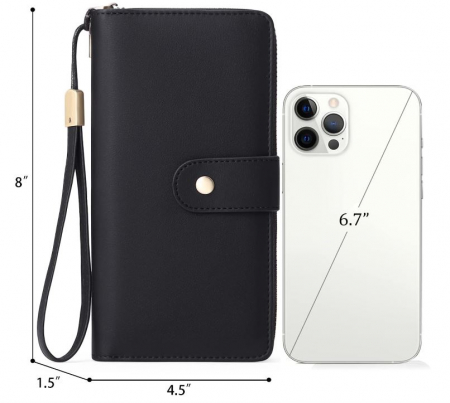 Portofel dama GAEKEAO, Protectie RFID, din piele [4]