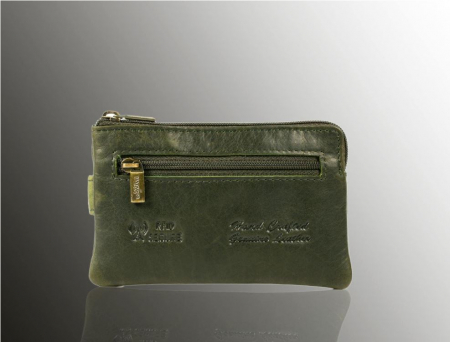 Portofel din piele MATADOR K-0111, protectie RFID, verde [4]