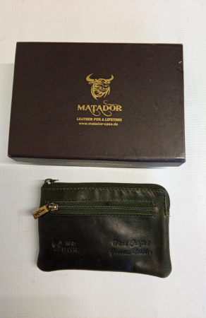 Portofel din piele MATADOR K-0111, protectie RFID, verde [1]