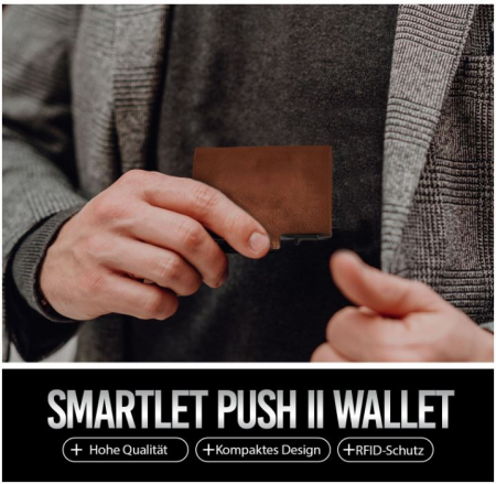 Portofel GenTo Smartlet, cu protectie RFID, maro [5]