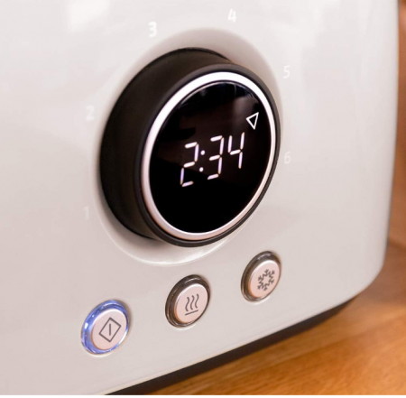 Prajitor de pâine Cecotec Digital ClassicToast 8000, 800 W, 2 fante extra largi, bej [5]