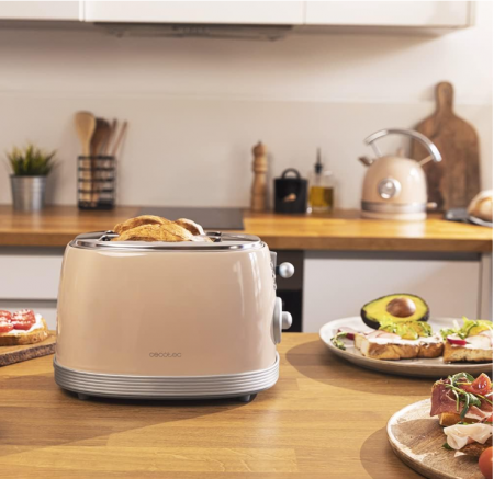 Prajitor de paine Cecotec Toast&Taste 800 Vintage, 850 W, Slot dublu, 03212 [6]
