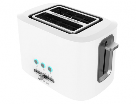 Preparat paine - Prajitor de paine Cecotec Toast&Taste 9000 cu 2 fante, 980W, alb