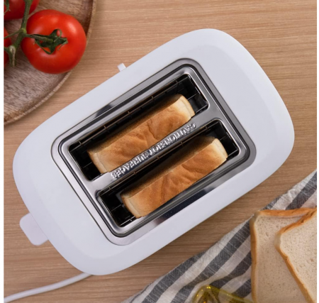 Prajitor de paine Cecotec Toast&Taste 9000 cu 2 fante, 980W, alb [4]