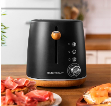 Prajitor de paine CECOTEC TrendyToast 9000 Black Woody, 900 W, 2 felii [2]