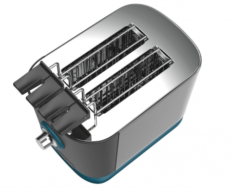 Prajitor de paine Imetec Maxi Toaster, 2 fante mari, 10 nivele de rumenire, 600 W [6]