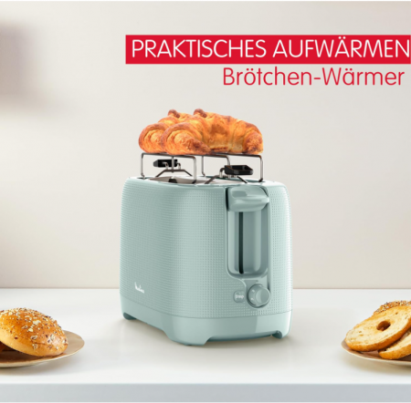 Prajitor de pâine Moulinex pentru 2 felii, 7 niveluri, verde eucalipt, LT2M1310 [5]