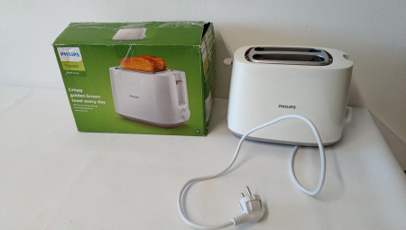 Prajitor de pâine Philips, 2 felii, alb, HD2581/00 [1]