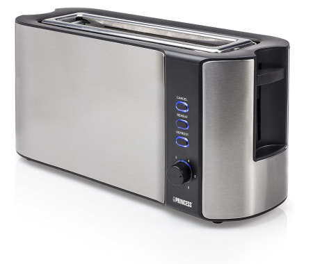 Prajitor de pâine Princess 142353 cu fantă lungă, oțel inoxidabil, negru [7]