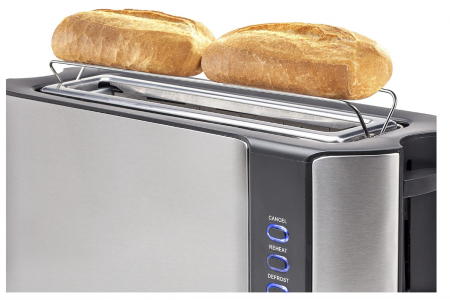 Prajitor de pâine Princess 142353 cu fantă lungă, oțel inoxidabil, negru [5]