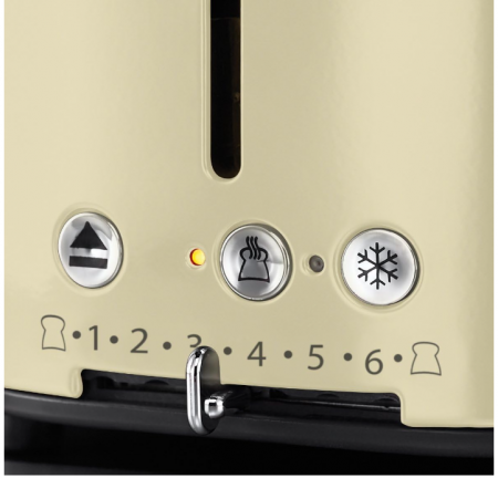 Prajitor de paine Russell Hobbs 21682-56 Retro Vintage 1300W, Crem [4]
