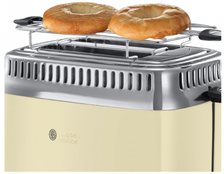 Prajitor de paine Russell Hobbs 21682-56 Retro Vintage 1300W, Crem [6]