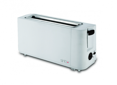 Preparat paine - Prajitor de paine Sinbo ST-2422, Putere 900W, Termostat cu 5 trepte, Alb