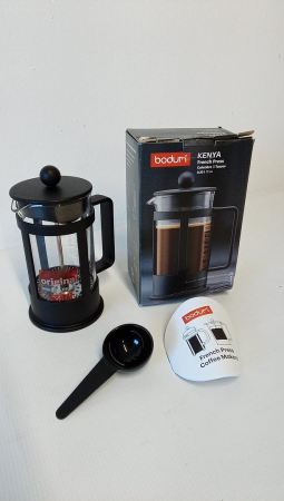 Presa franceza pentru cafea Bodum Kenya pentru 3 cesti, 0.35 L, negru [1]