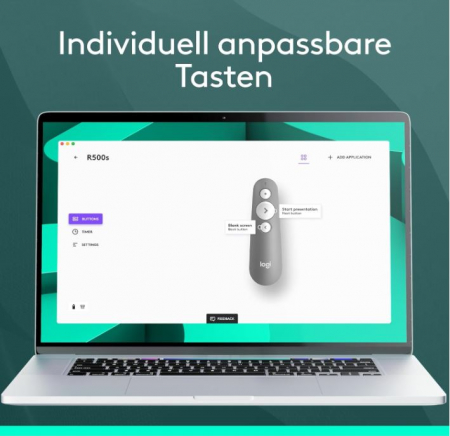 Presenter Logitech R500s, Bluetooth, Raza de actiune 20 m, gri [3]