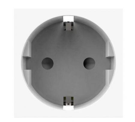 Casa, Gradina & Bricolaj - Priză simplă cu împământare Livolo, 2 module, alb