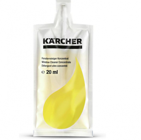 Solutie concentrata Karcher pentru curatarea geamurilor, 4 x 20 ml, 62953020 [1]