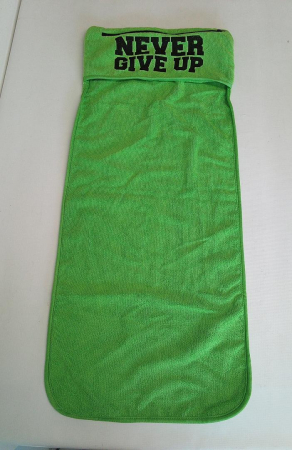 Prosop de sala din microfibra C.P. Sports, cu buzunar, verde [1]