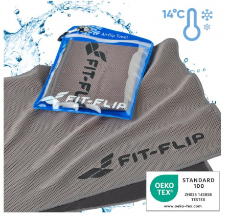 Prosop de sport din microfibră Fit-Flip, 100 x 30 cm [2]