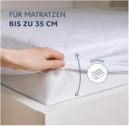 Protectie pentru saltea Dreamzie 180 x 200 x 40 cm cu banda elastica [2]
