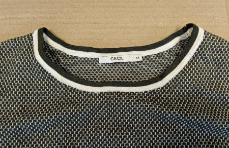 Pulover pentru femei Cecil B302645, alb/negru, M [1]