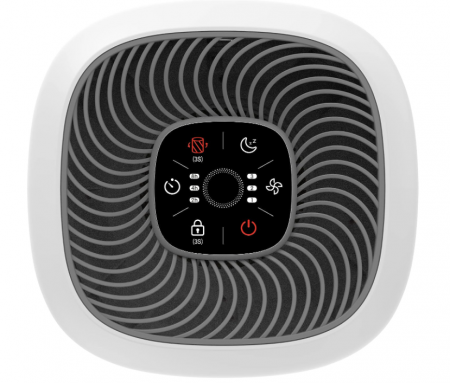 Purificator de aer Amazon Basics, 12 m², filtre de aer True HEPA și Advance Carbon, CADR 100 m³/h [2]