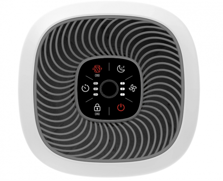 Purificator de aer Amazon Basics, până la 12 m², filtre de aer True HEPA și Advance Carbon [2]