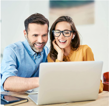 Quality Park Căști fără fir, redare 30 de ore, alb [3]