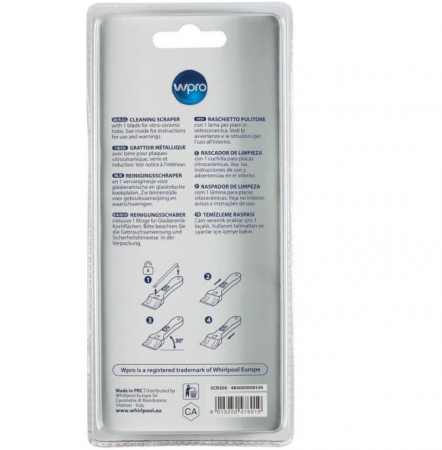 Racleta de curatat pentru plita vitroceramica, WPRO 484000008546 [1]