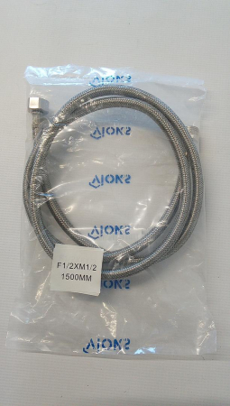 Racord flexibil apa 1/2 inch (19,3 mm), 150 cm [1]