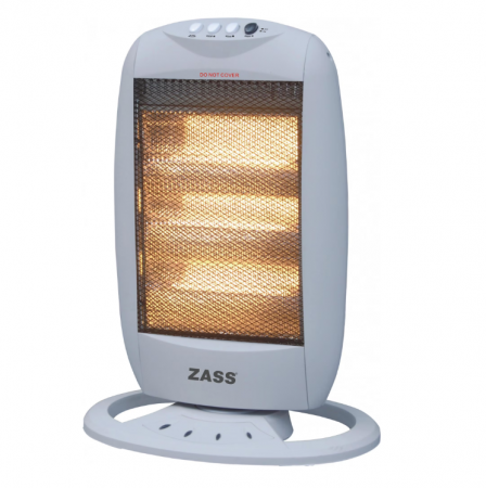 Produse RESIGILATE Zass, Sero si Trisa - Radiator cu halogen Zass HS 01, 1200 W, 3 trepte de putere