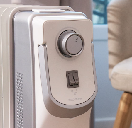 Radiator cu ulei Cecotec ReadyWarm 7000 Space 360º, 1500 W, 7 module de încălzire, 3 niveluri de putere, mâner, roți și sistem dublu de siguranță, 18 m², alb [4]