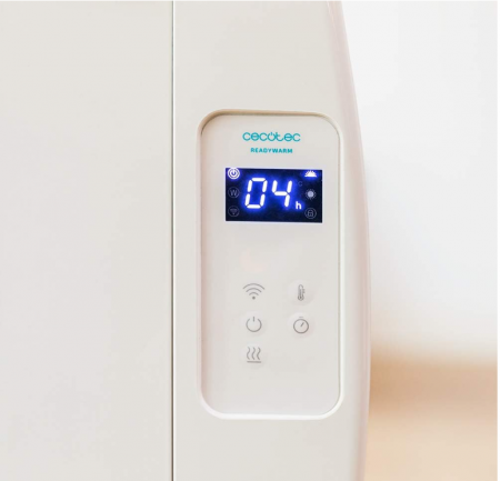 Radiator electric Cecotec ReadyWarm 800 Wi-Fi, 600 W, 4 elemente, ecran LED, telecomandă, 8 m² [4]