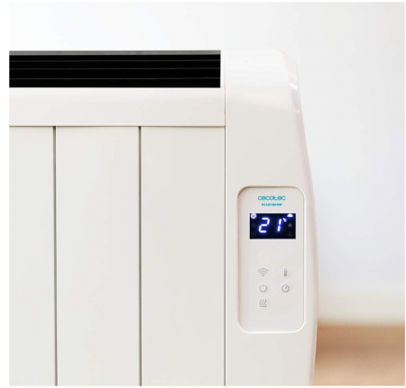 Radiator electric Cecotec ReadyWarm 800 Wi-Fi, 600 W, 4 elemente, ecran LED, telecomandă, 8 m² [3]