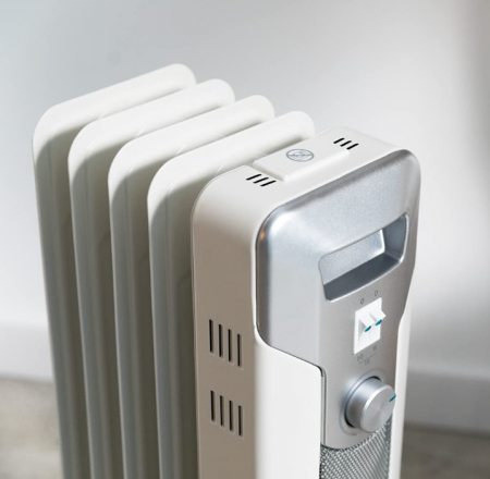 Radiator electric cu ulei Cecotec ReadyWarm 5000 Space, 5 module, consum redus, 1000 W, 3 nivele, alb, 12 m² [2]