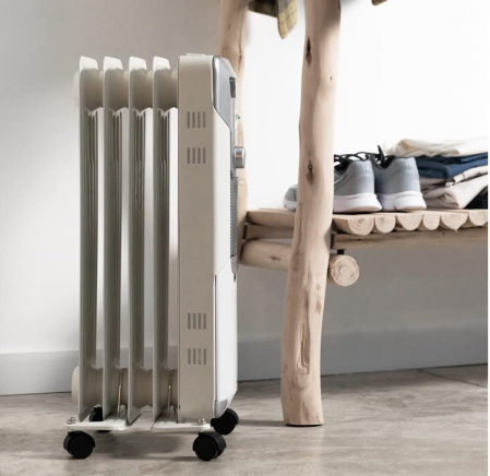 Radiator electric cu ulei Cecotec ReadyWarm 5000 Space, 5 module, consum redus, 1000 W, 3 nivele, alb, 12 m² [6]