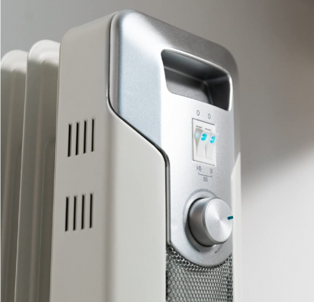 Radiator electric cu ulei Cecotec ReadyWarm 5000 Space, 5 module, consum redus, 1000 W, 3 nivele, alb, 12 m² [4]