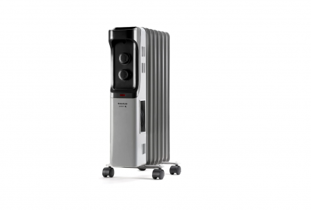 Aparate incalzire aer - Radiator cu Ulei Taurus Dakar, 7 Elemente, 1500 W, 3 Trepte de putere, Termostat reglabil, Protectie la supraincalzire, Usor de transportat: maner si roti, Consum redus