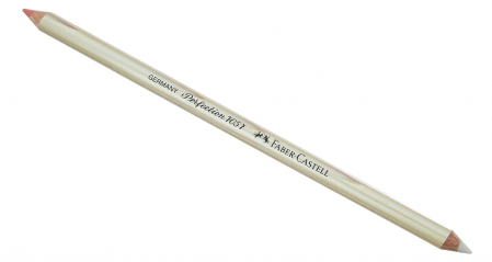 Radiera tip Creion Faber-Castell 185712 Double Ended Perfection Eraser, bej [0]