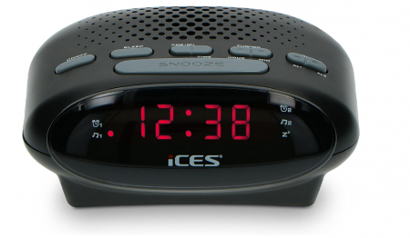 Radio cu ceas Lenco iCES ICR-210, negru [0]
