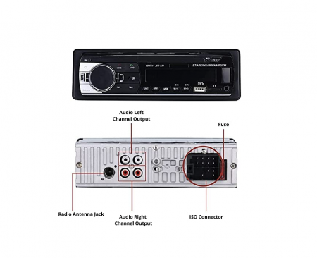 Radio de mașină NK cu Bluetooth 4.0 [6]