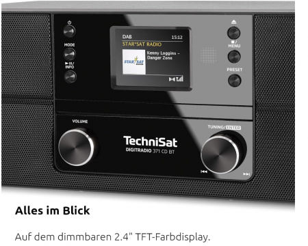 Radio digital cu ceas și CD Player TechniSat Digitradio [7]